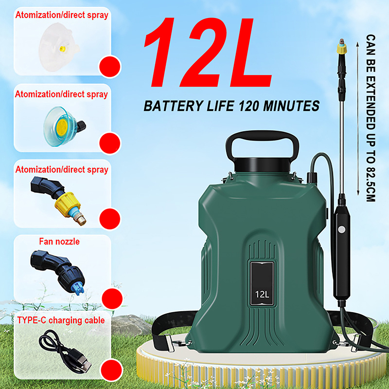 Gardening Tools High Quality - 高品質 12L 電動噴霧器 2500mAh バッテリー高圧噴霧器ポータブル農業庭の水やり、消毒ツール