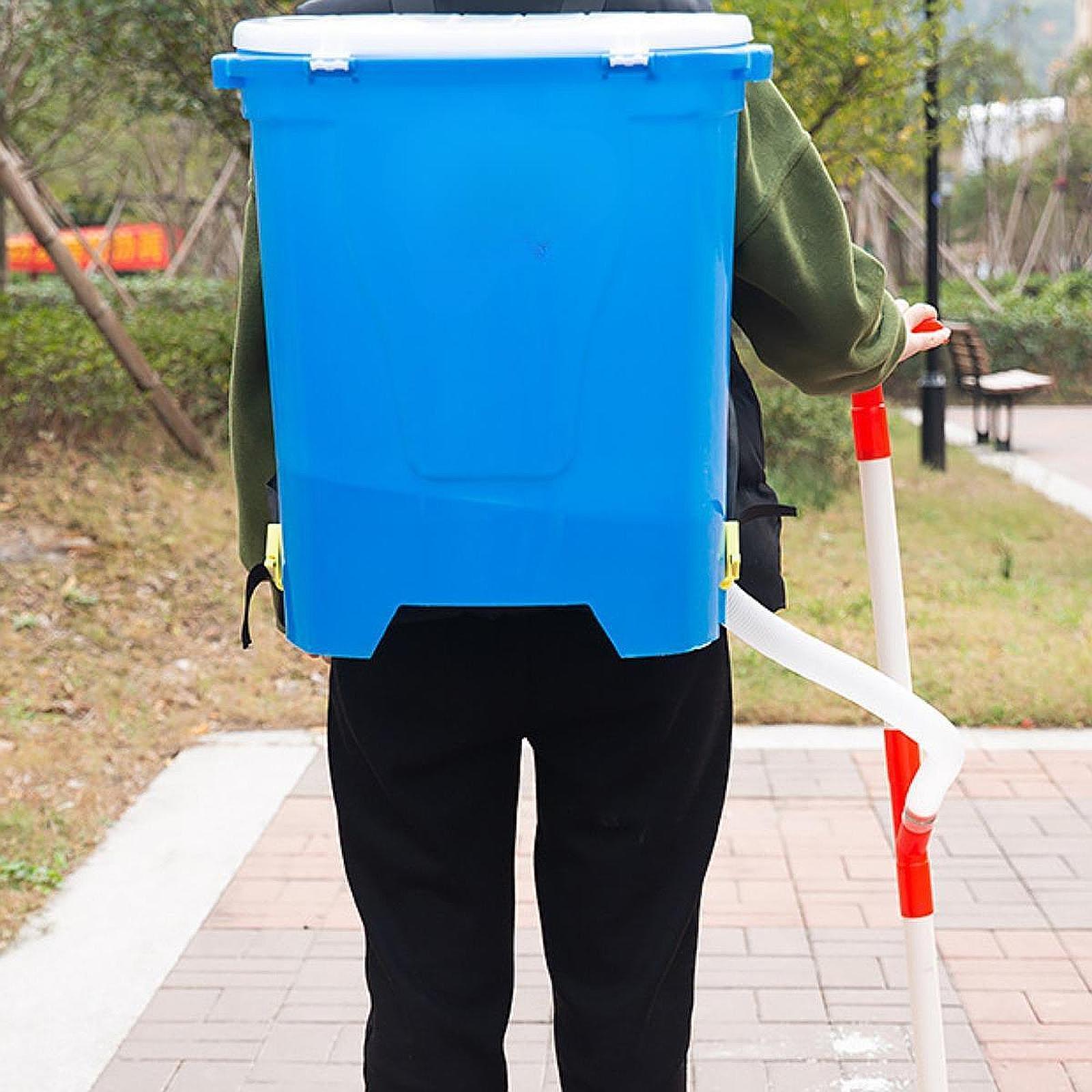 Fertilizer Dispenser - 人間工学に基づいたハンドル付き肥料散布機、手動背負式散布機、トウモロコシ、マメイズプランター、野菜植物用