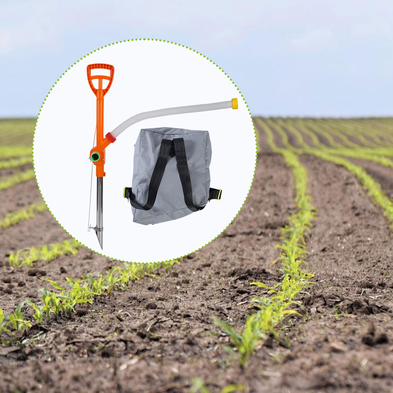 Fertilizer Dispenser - ハンドクランク手動肥料散布機調整可能な種子分配器園芸ツール野菜果樹ケアアクセサリー用