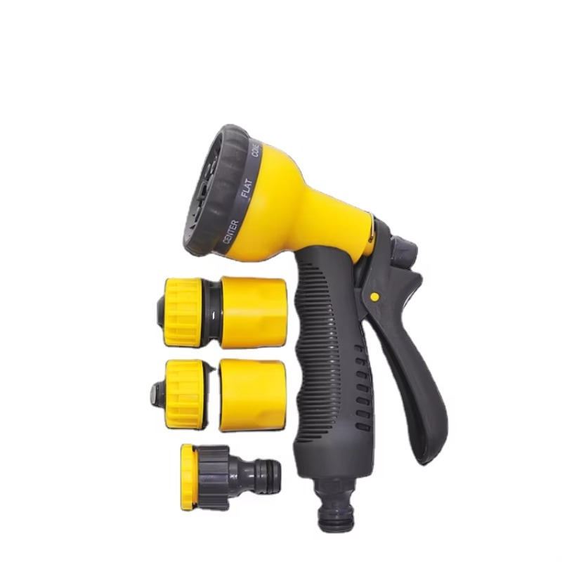 Gardening Tools High Quality - 高品質8パターンガーデンウォーターホースノズルガン、調整可能なポータブルガーデンウォータースプレーノズルガンセット