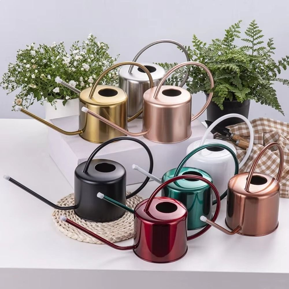 Gardening Tools High Quality - u 高品質 1.3L 植物スプリンクラーケトル大容量ロング注ぎ口じょうろ防錆漏れ防止じょうろガーデンツール