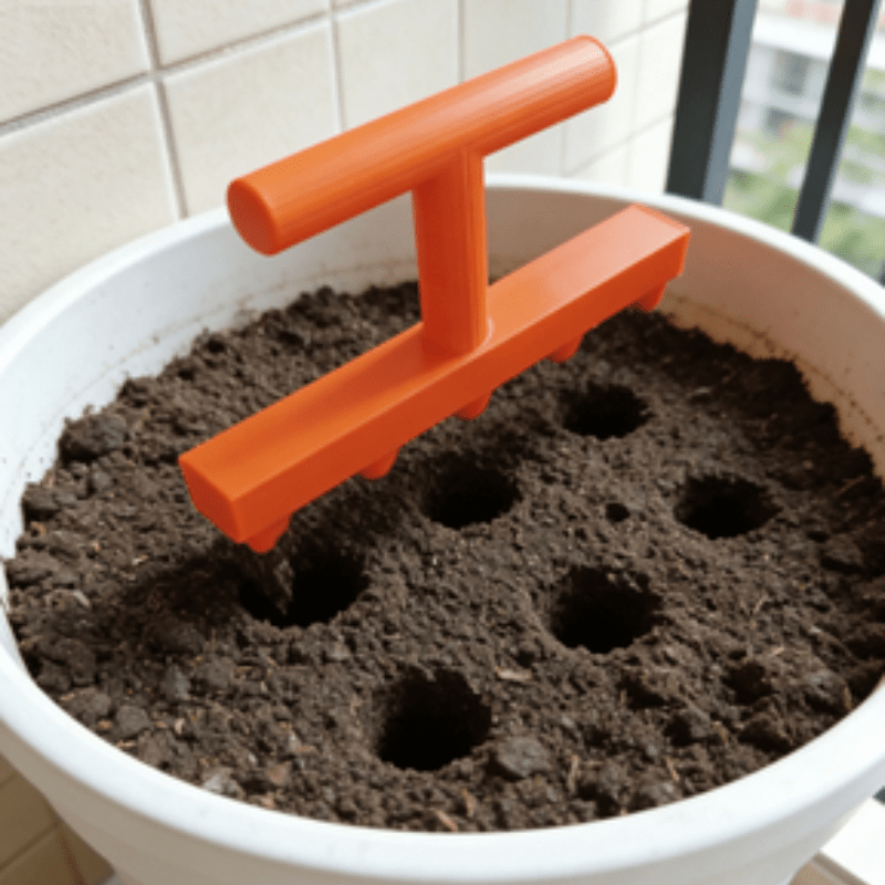 Gardening Tools Gifts - 精密園芸穴あけパンチ播種機 家庭用野菜花苗パンチャー バルコニーガーデン播種ツール プランターへのギフト