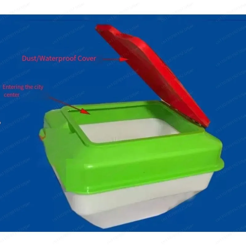 Fertilizer Dispenser - 精密自動肥料散布機、庭や温室用の単一電動バケットセット、時間節約