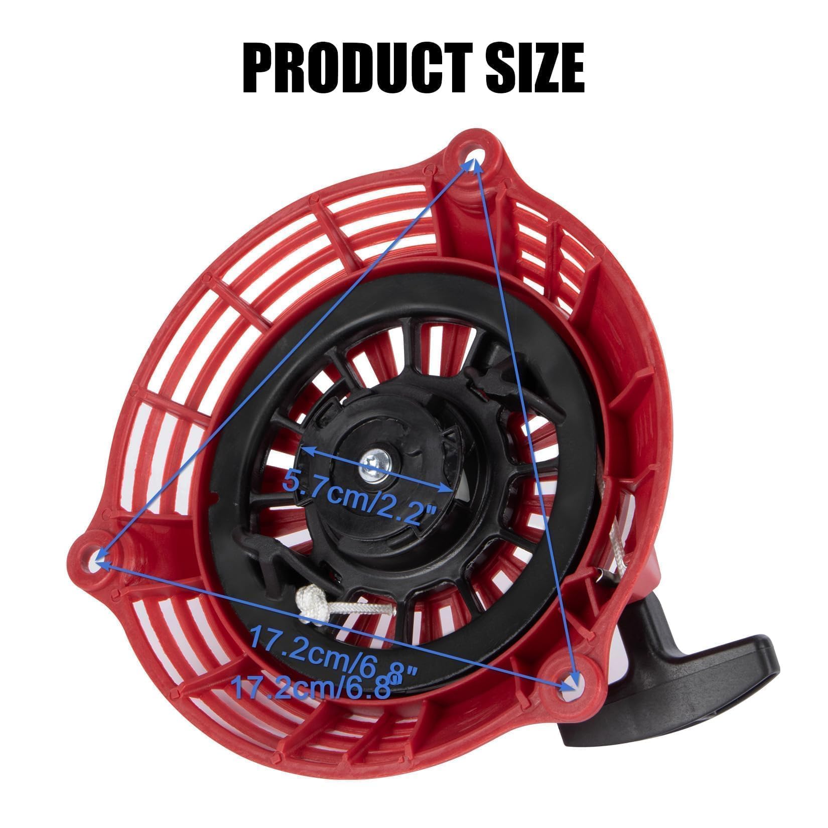 Gardening Tools That Start With H - ホンダGX120 GX160 5.5HP GX200エンジン用ガーデンスタートリコイルアセンブリキット、プルカップ付きメタルプルスターター、エンジンフルキット