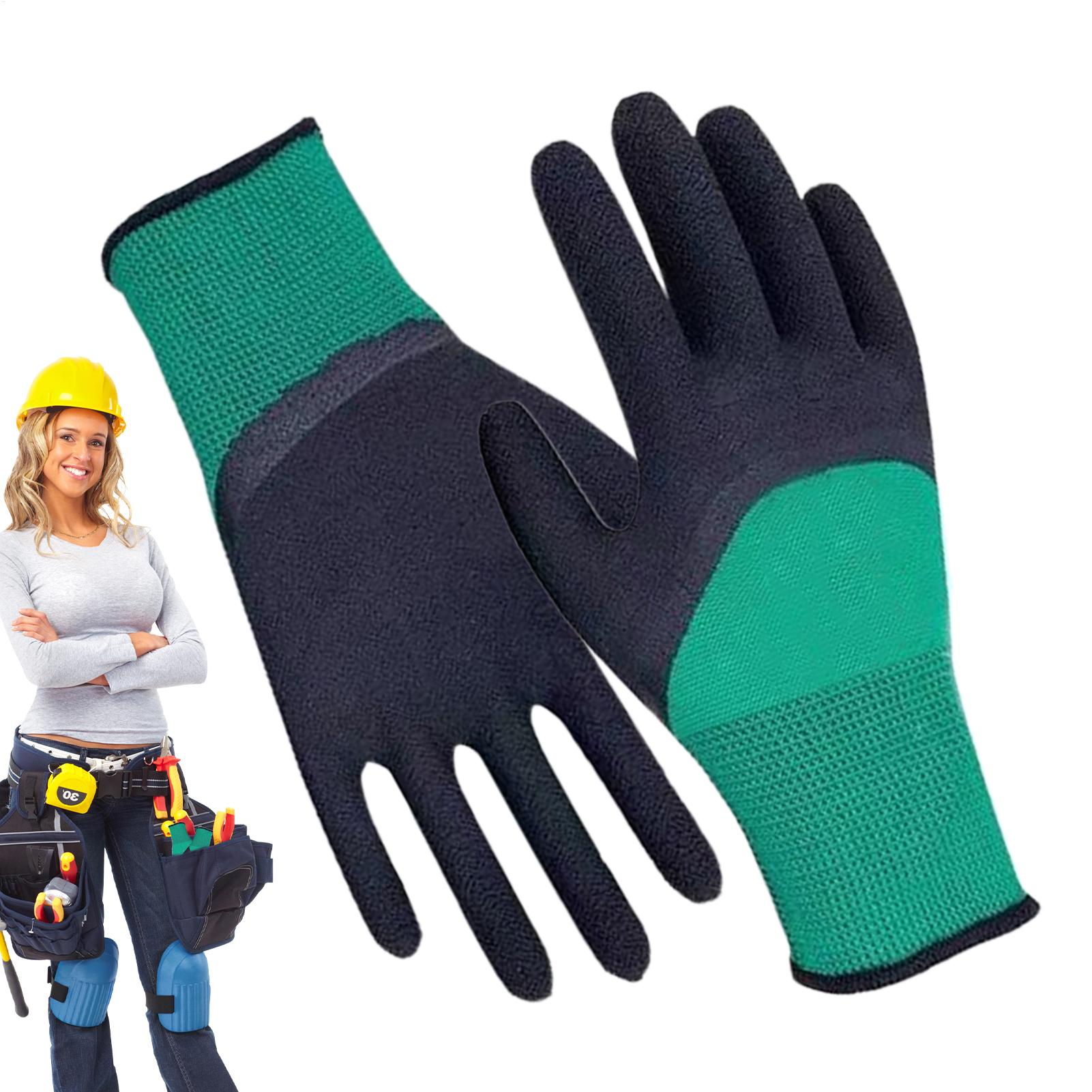 Garden Gloves Thorn Proof - 1 ペアの女性用ガーデニンググローブ庭作業用ガーデングローブ耐穿刺性と棘防止防水ツール屋内/屋外保護用