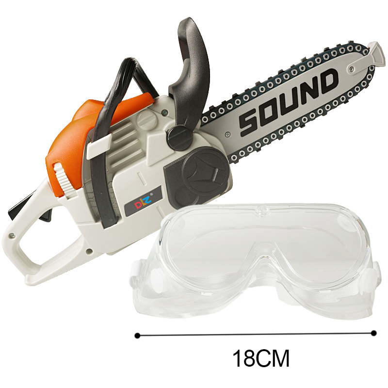ゴーグル付きおもちゃのチェーンソー 子供用電動チェーンソー  - Gardening Tools Kids のレビューと価格
