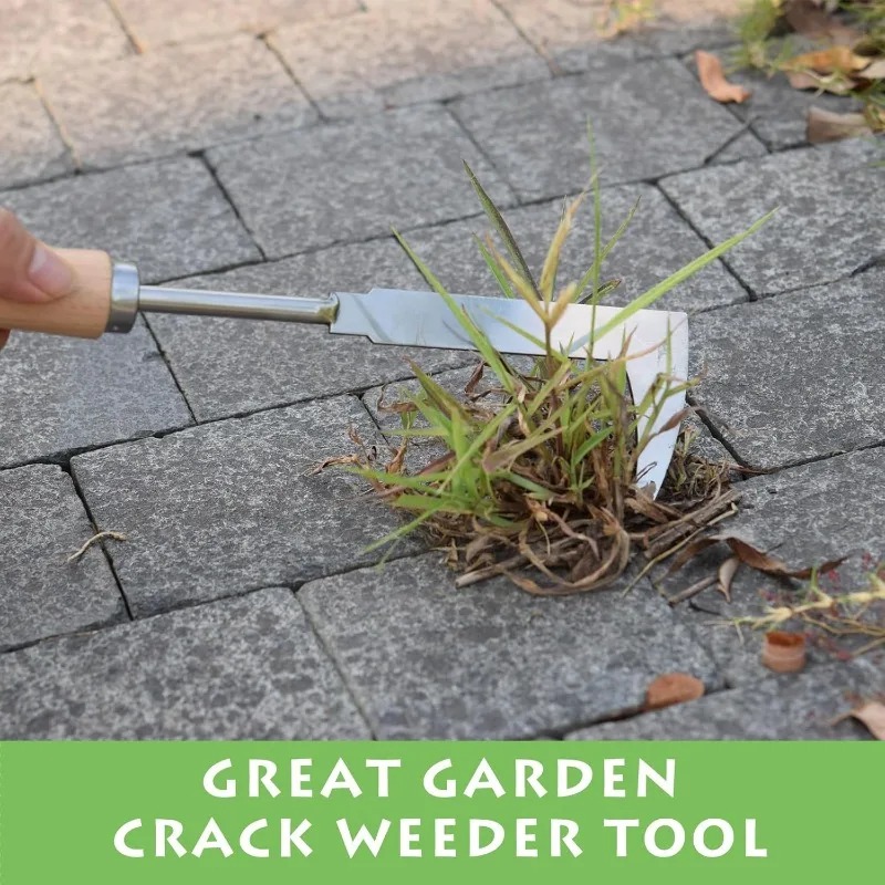 ステンレス鋼の隙間除草ツール L字型多目的ガーデンハンドツー - Gardening Tools Used For Weeding のレビューと価格