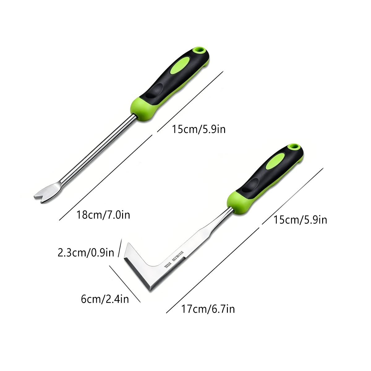 1 セットのステンレス鋼除草ツール L/V 字型多目的ガーデ - Gardening Tools Used For Weeding のレビューと価格