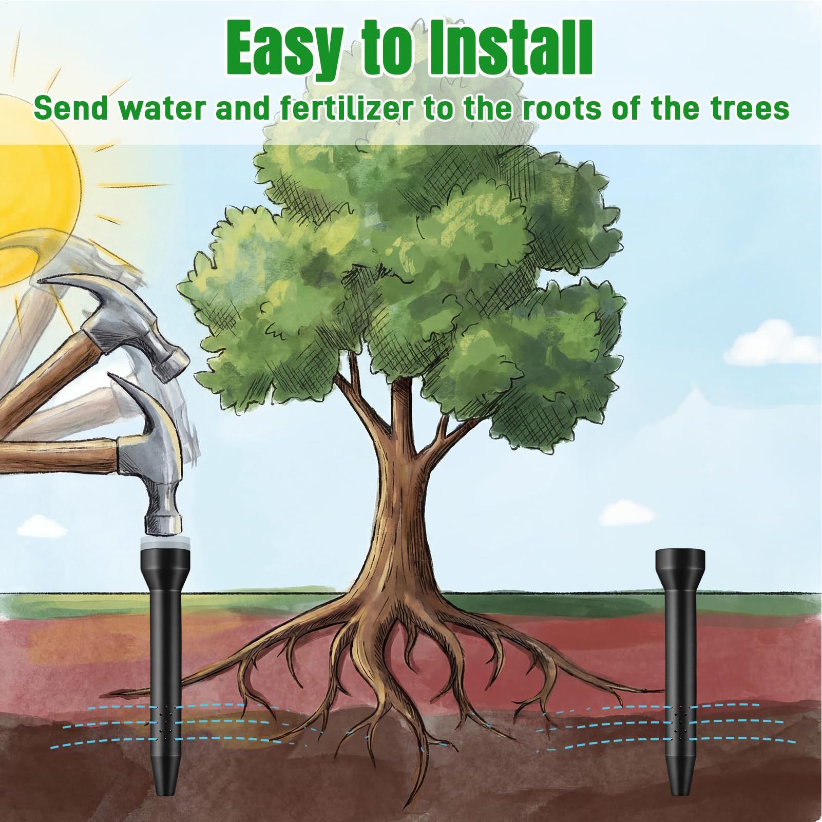 庭用散水スパイク3個セット 根部灌漑ステーク 屋外プランター - Root Watering Spike のレビューと価格