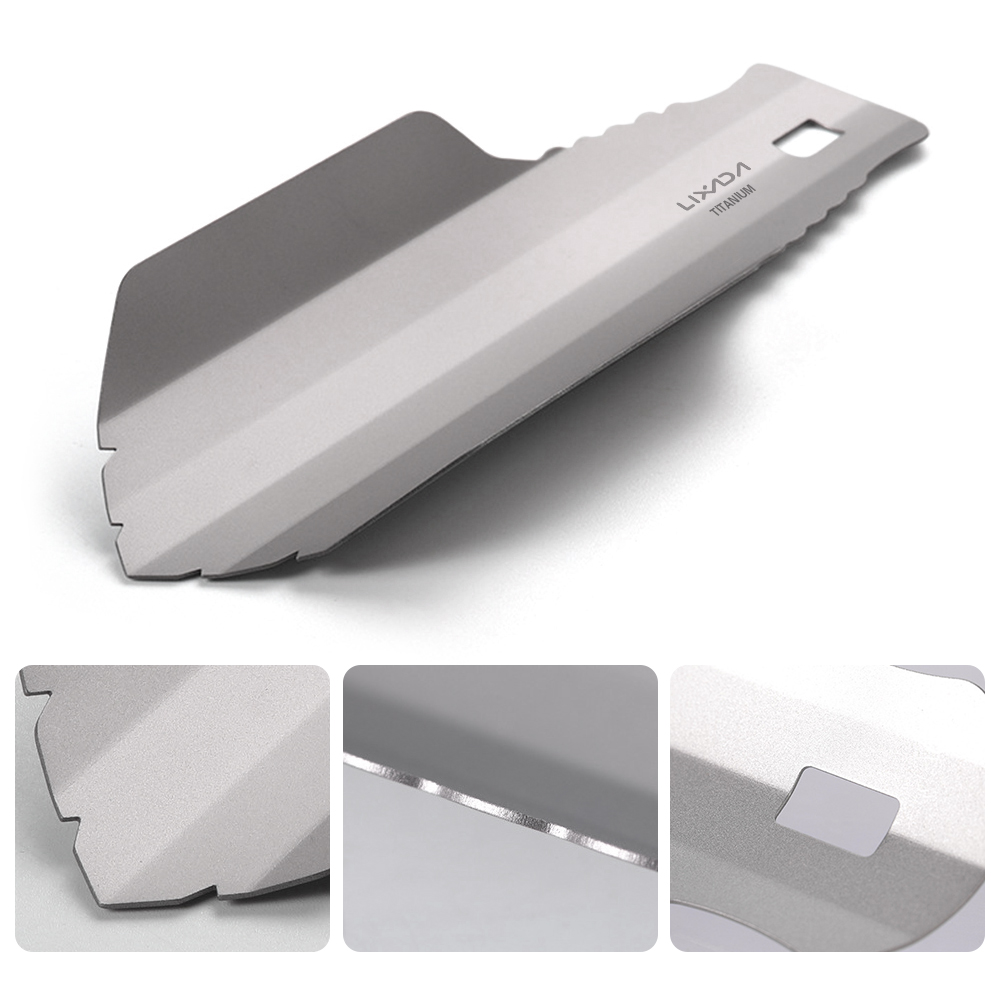 Lixada チタンガーデンハンドシャベルアウトドアキャンプ - Garden Hand Trowel のレビューと価格