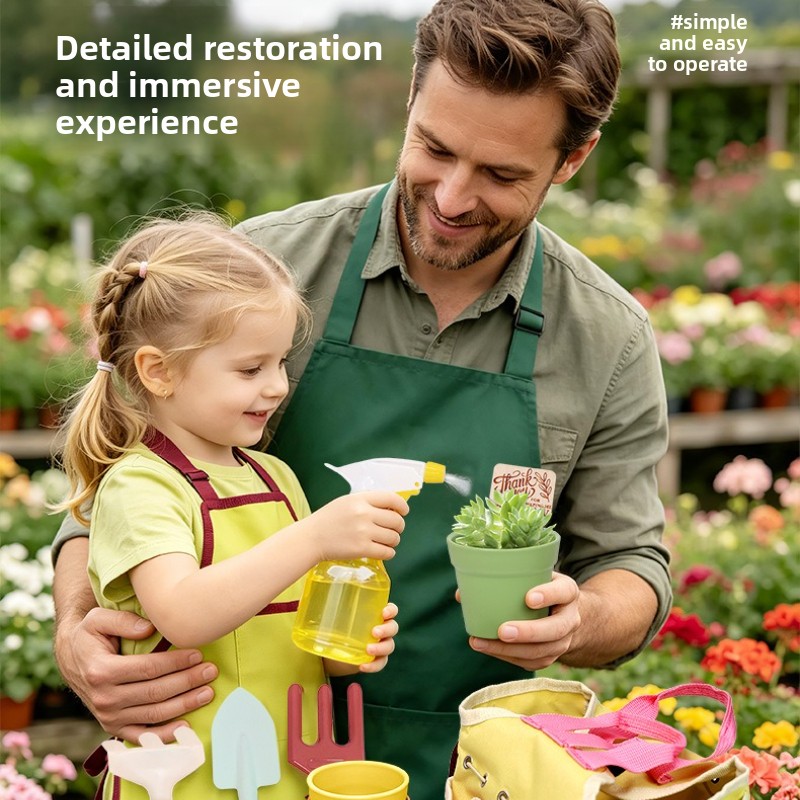 キッズガーデンツールセットごっこ遊び屋外シャベル熊手鍬水まき - Gardening Tools Gifts のレビューと価格