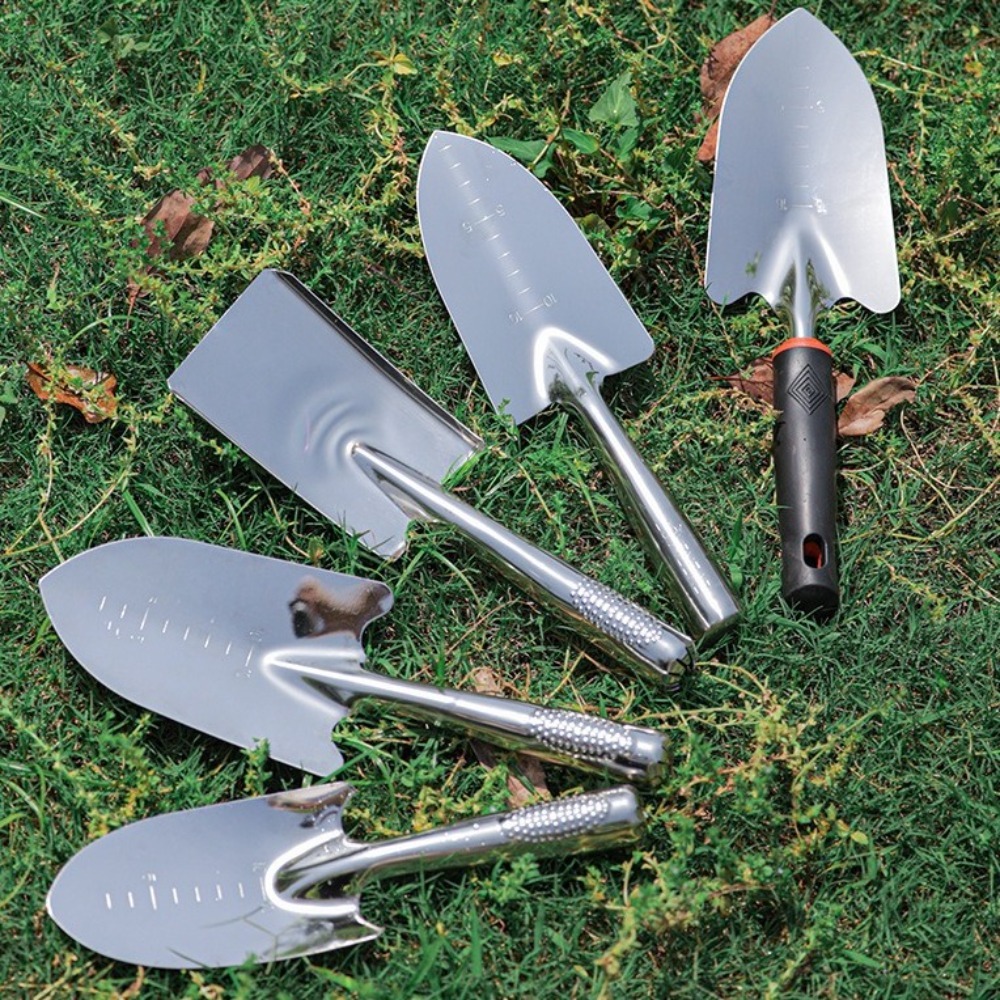 使いやすいステンレス製ガーデンツール、頑丈な人間工学に基づい - Garden Hand Trowel のレビューと価格