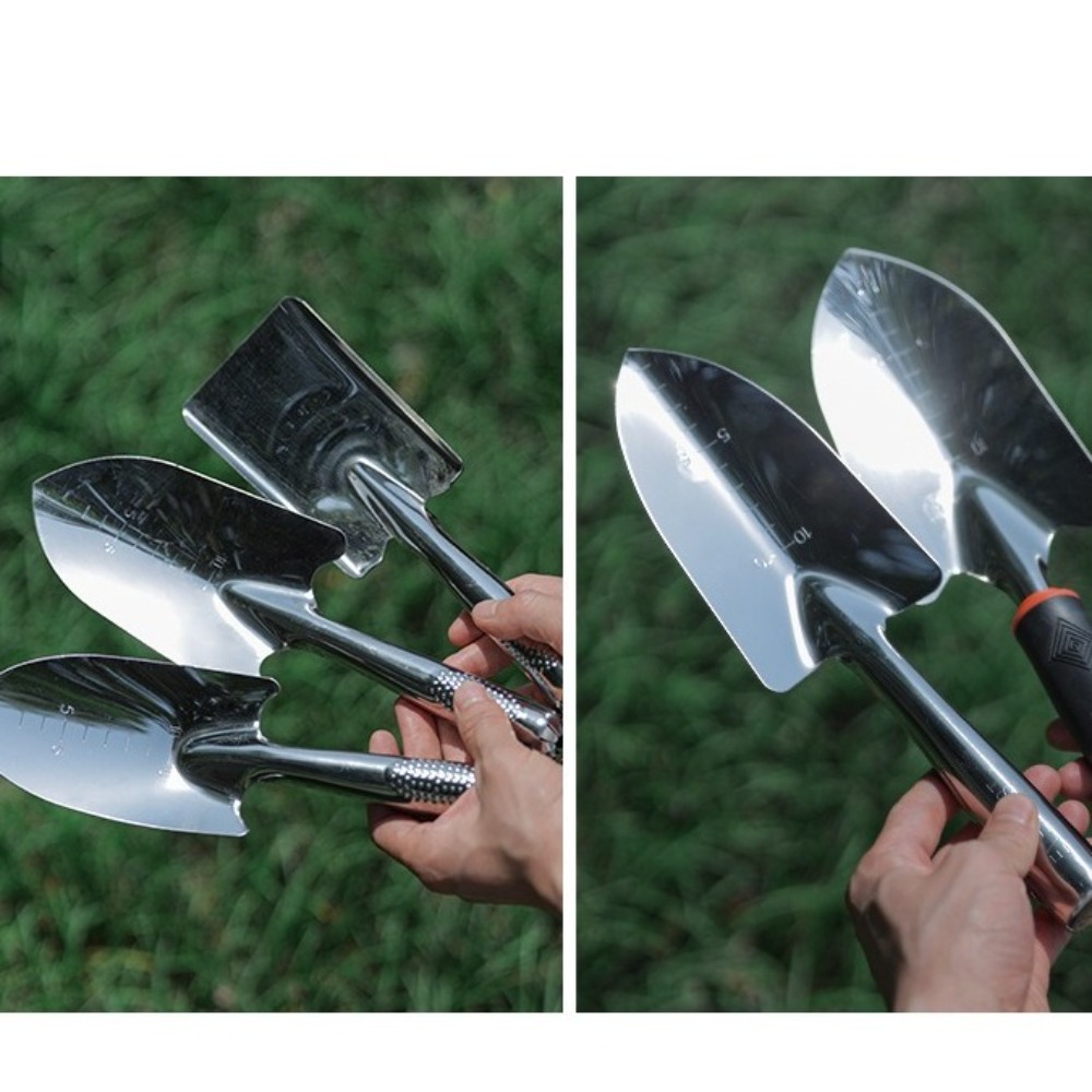 使いやすいステンレス製ガーデンツール、頑丈な人間工学に基づい - Garden Hand Trowel のレビューと価格