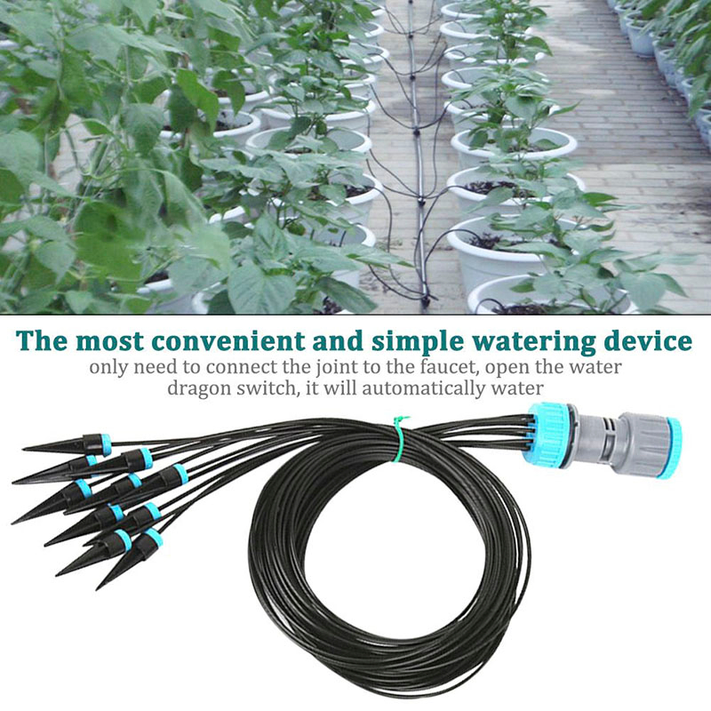 10個入り点滴灌漑キット 植物散水システム 調整可能なマイク - Root Watering Spike のレビューと価格