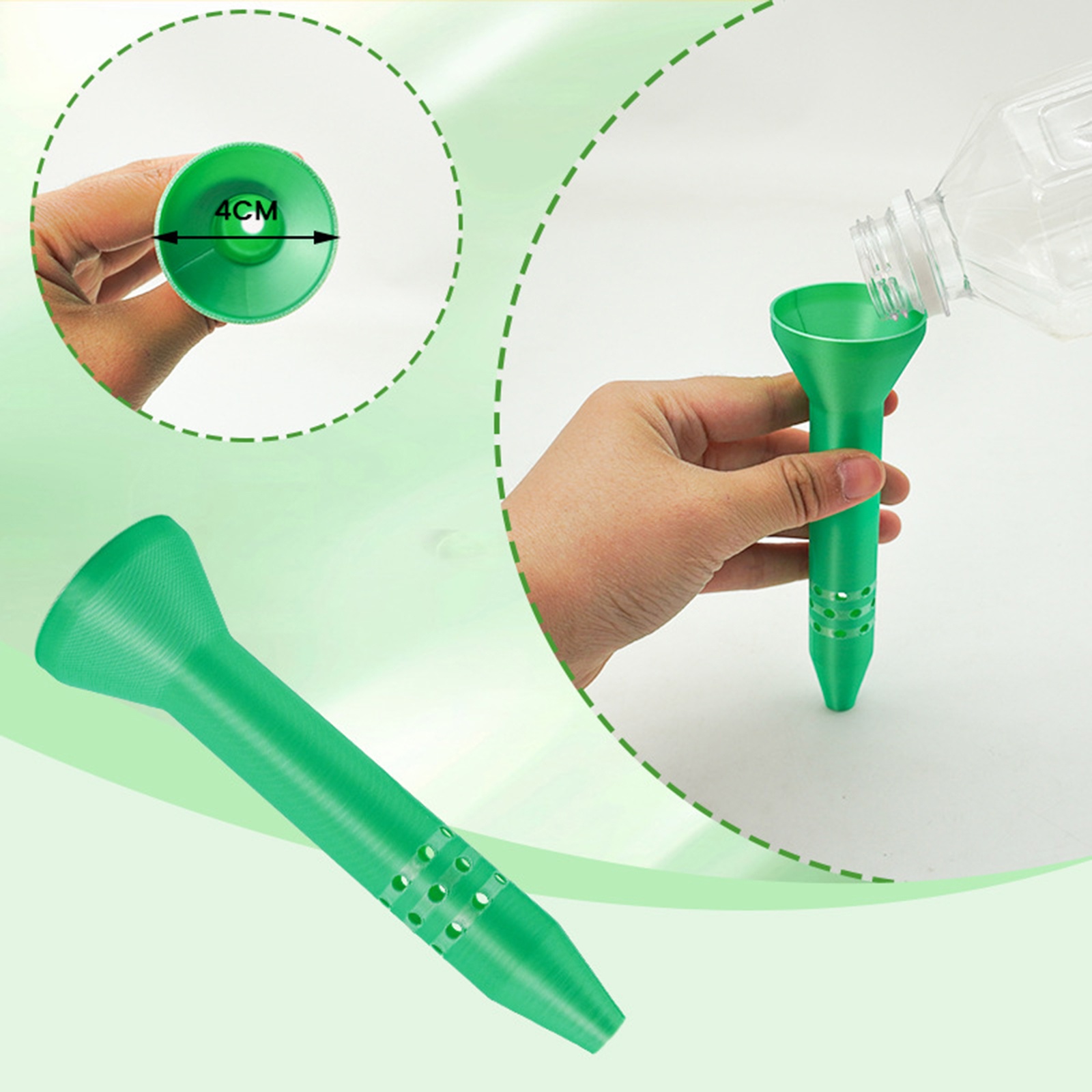 園芸灌漑用プラスチック製漏斗 13cm 超長ガイドチューブ設 - Root Watering Spike のレビューと価格