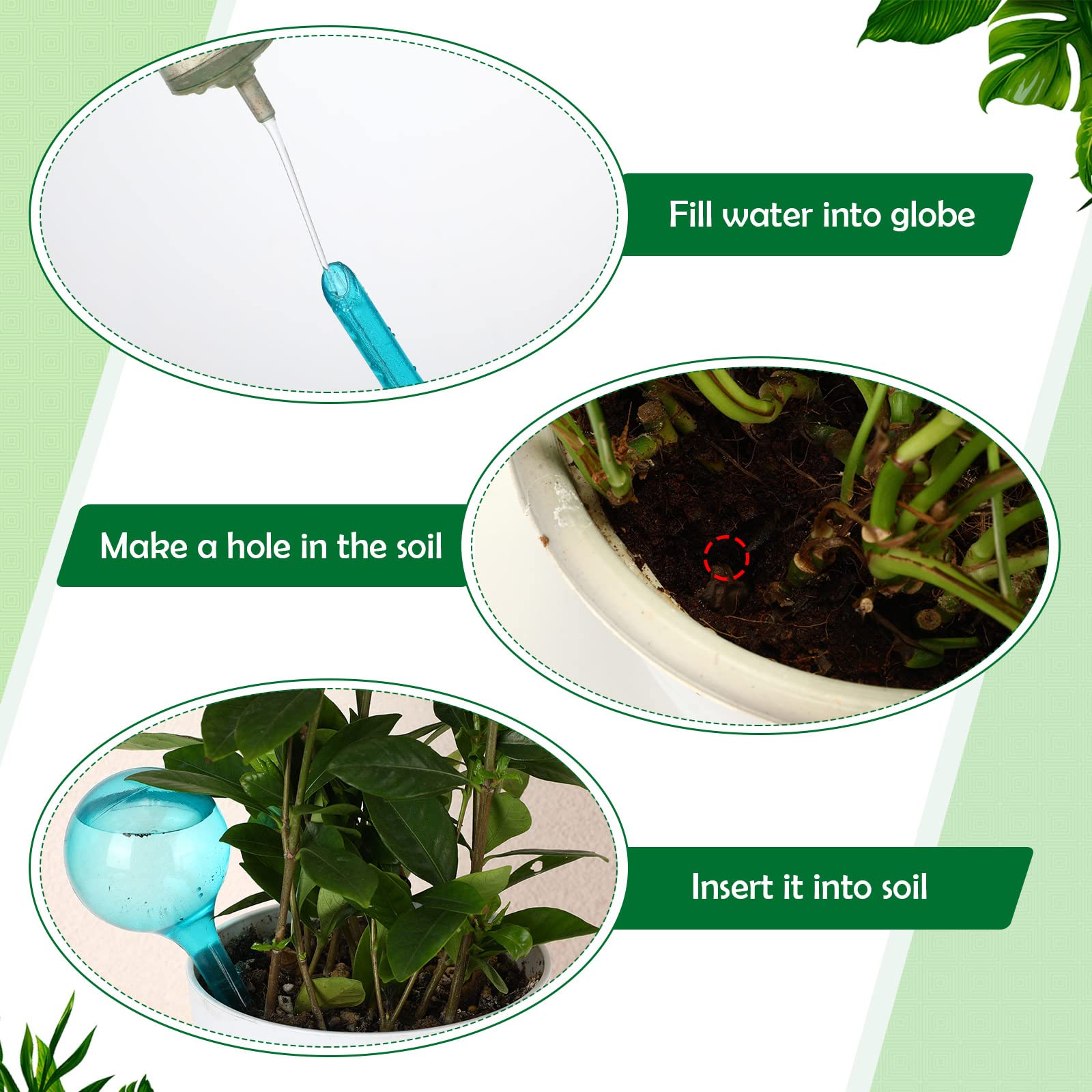 自動プラスチック植物給水器,植物の散水,球根,点滴灌漑装置, - Root Watering Spike のレビューと価格
