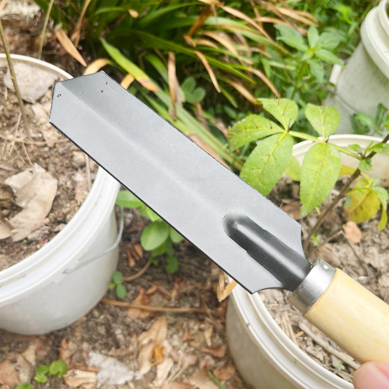 小型ガーデンスパデ掘削ツール木製ハンドル多機能ガーデニングツ - Garden Hand Trowel のレビューと価格