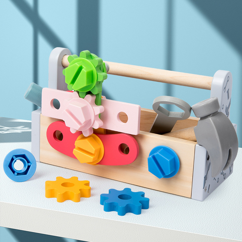 子供ツールボックス木のおもちゃごっこ遊びセットナット分解ネジ - Gardening Tools 5 Year Old のレビューと価格