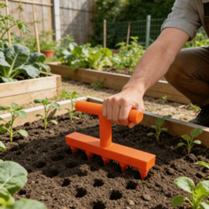 精密園芸穴あけパンチ播種機 家庭用野菜花苗パンチャー バルコ - Gardening Tools Gifts のレビューと価格