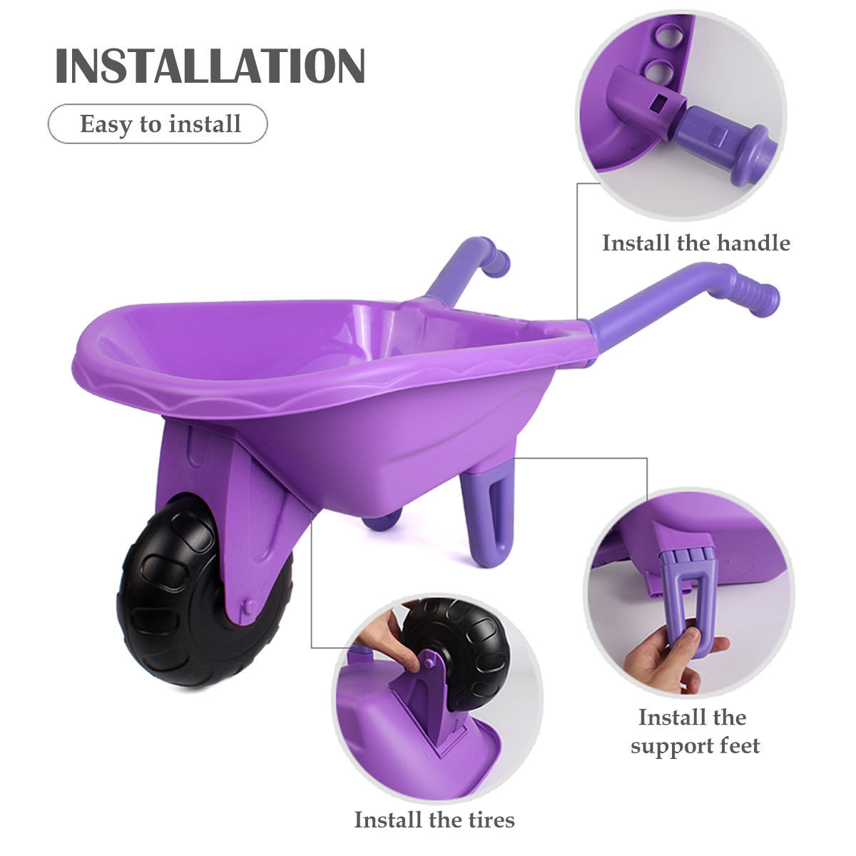 子供用園芸ツールセットおもちゃ、子供用屋外ガーデンビーチカー - Gardening Tools Gifts のレビューと価格