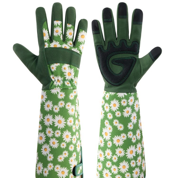 女性用ガーデニンググローブ 通気性のあるロングガーデングロー - Garden Gloves Thorn Proof のレビューと価格