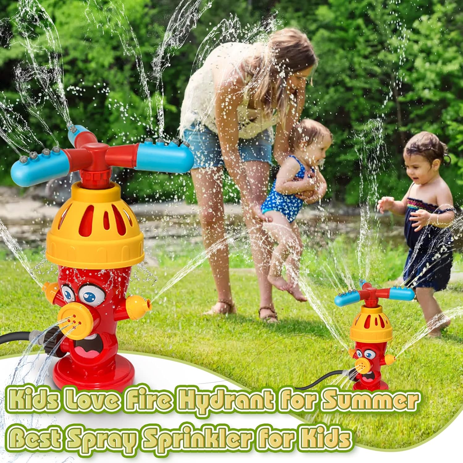 消火栓型散水おもちゃ、裏庭ガーデン屋外水遊びおもちゃ、夏の庭 - Gardening Tools Kids のレビューと価格