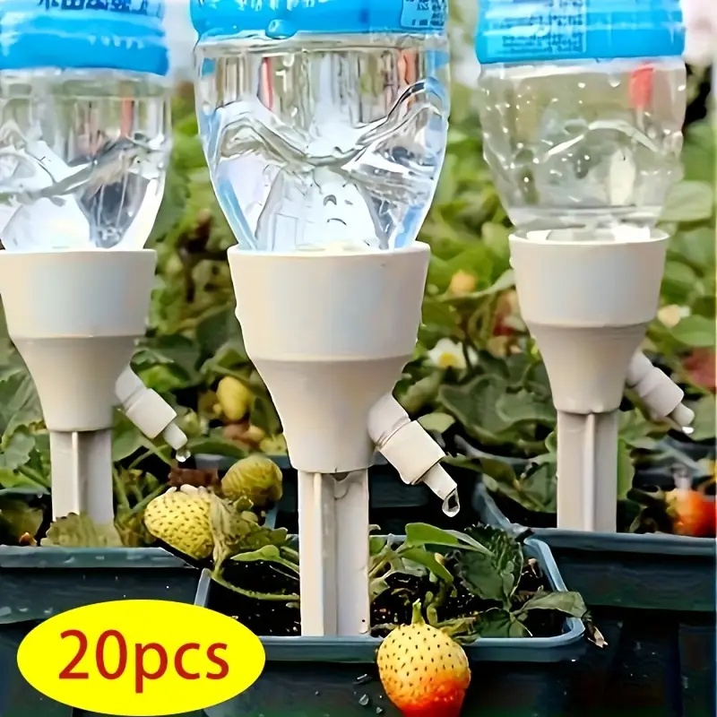 20個入り自動点滴灌漑キット。 鉢植えの植物に適した、調整可 - Root Watering Spike のレビューと価格