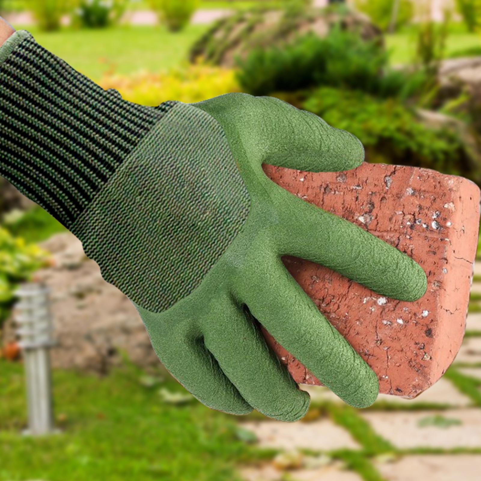 ガーデニングヤードグローブ子供用安全手袋耐穿刺性棘防止防水ツ - Garden Gloves Thorn Proof のレビューと価格