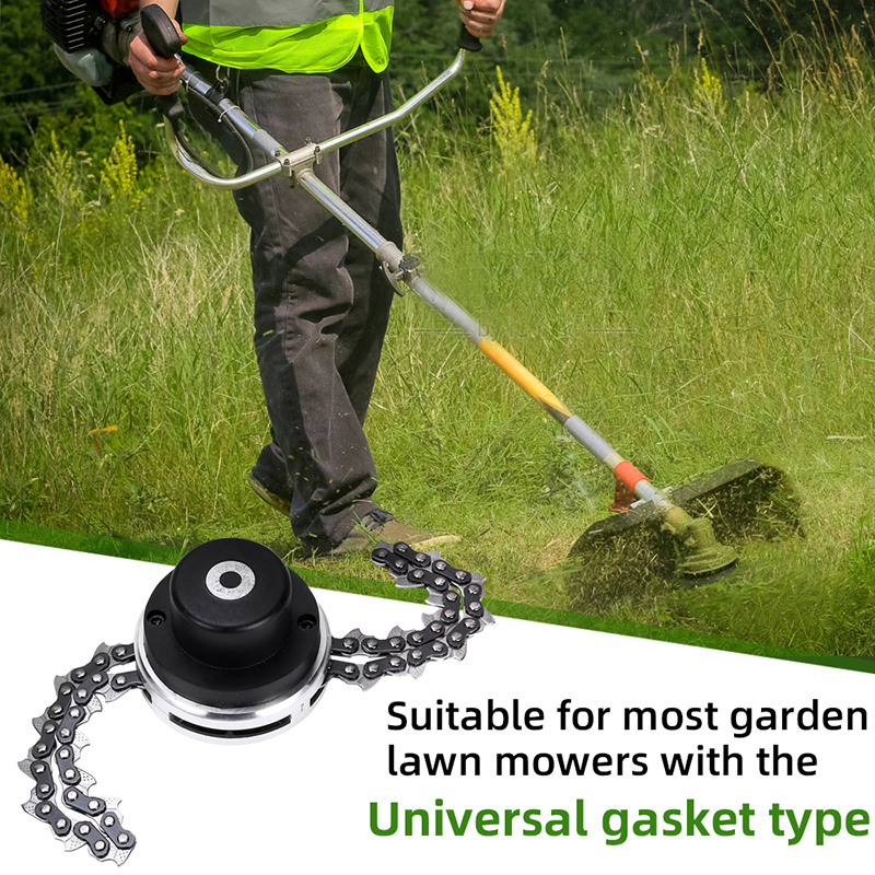 チェーン芝刈り機ヘッド、マンガン鋼刃、幅広く使用されている、 - Gardening Tools Used For Weeding のレビューと価格