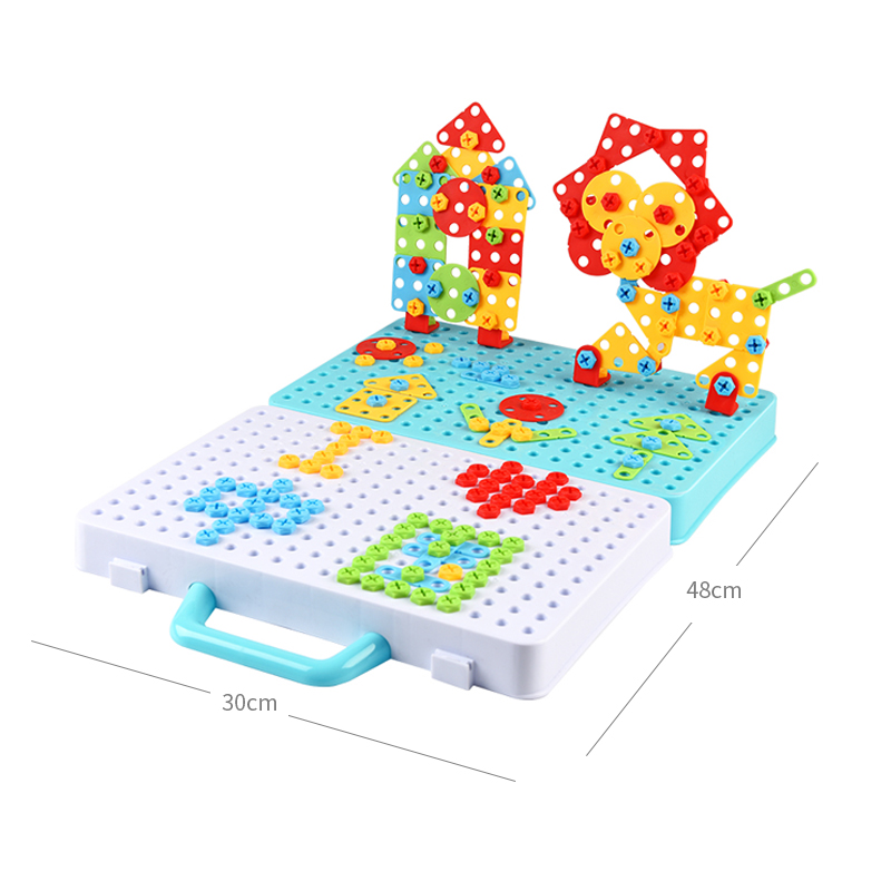 電気ドリルナット分解マッチツールおもちゃ子供教育組み立てブロ - Gardening Tools 5 Year Old のレビューと価格