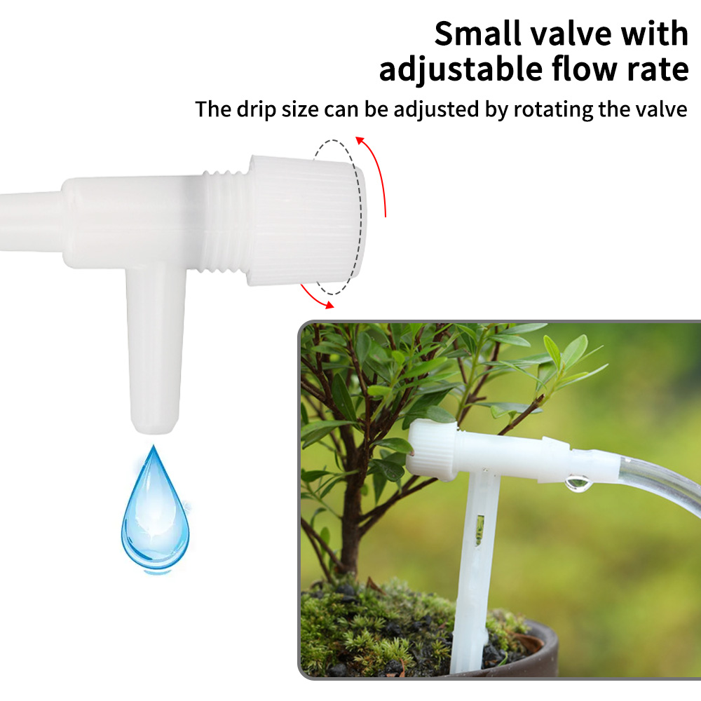 ガーデン点滴灌漑キット、調整バルブ付き、鉢植え植物用散水装置 - Root Watering Spike のレビューと価格