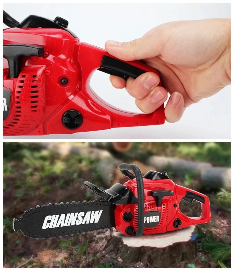 大型子供電子チェーンソー子供プレイツールごっこ遊びツールキッ - Gardening Tools 5 Year Old のレビューと価格