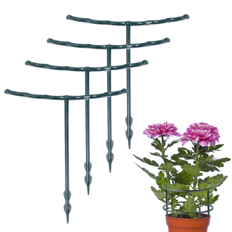 30-1 個プラスチック植物サポート半円形パイルフレーム固定 - Gardening Tools Gifts のレビューと価格
