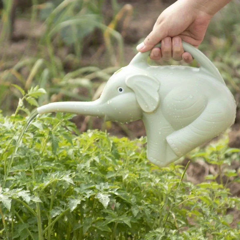 かわいい象の形のじょうろ PP ポットガーデニングツール水ボ - Gardening Tools Kids のレビューと価格