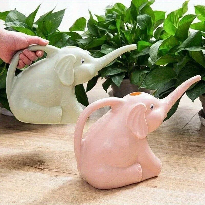 かわいい象の形のじょうろ PP ポットガーデニングツール水ボ - Gardening Tools Kids のレビューと価格