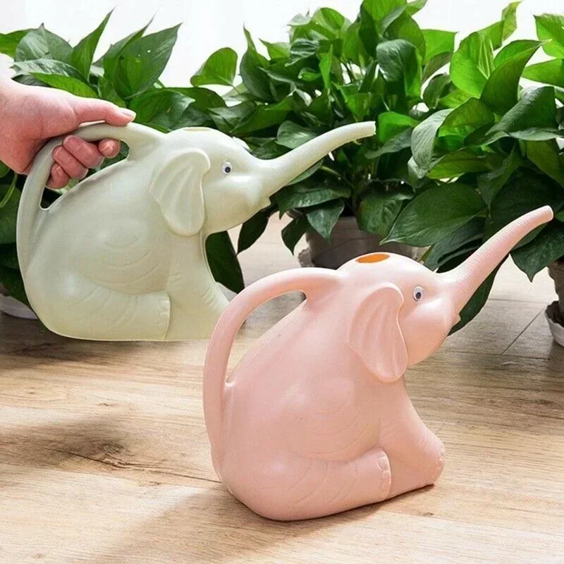かわいいプラスチック象の形じょうろ缶植物屋外灌漑ガーデニング - Gardening Tools Kids のレビューと価格