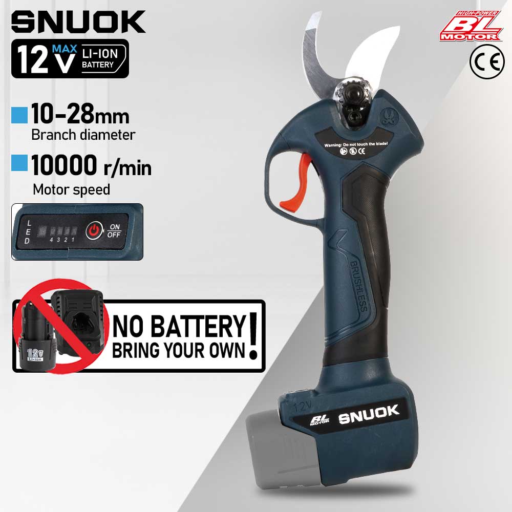 SNUOK 12V ブラシレス電動剪定鋏 DIY 屋外庭園盆 - Gardening Tools Gifts のレビューと価格