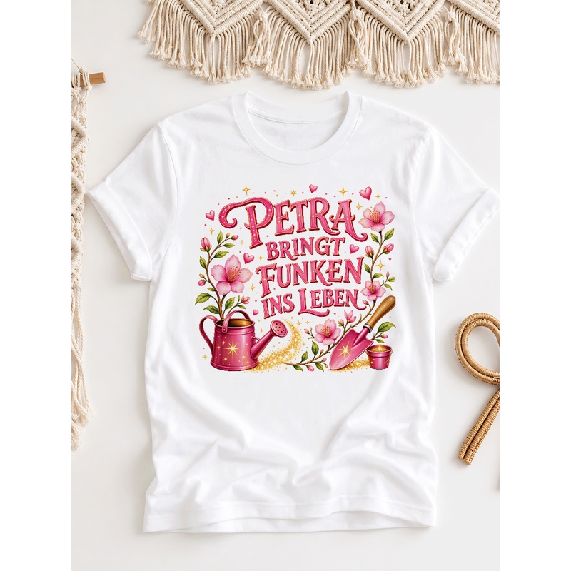 ペトラは人生に輝きをもたらす Tシャツ女性用フラワーじょうろ - Junior Gardening Tools のレビューと価格