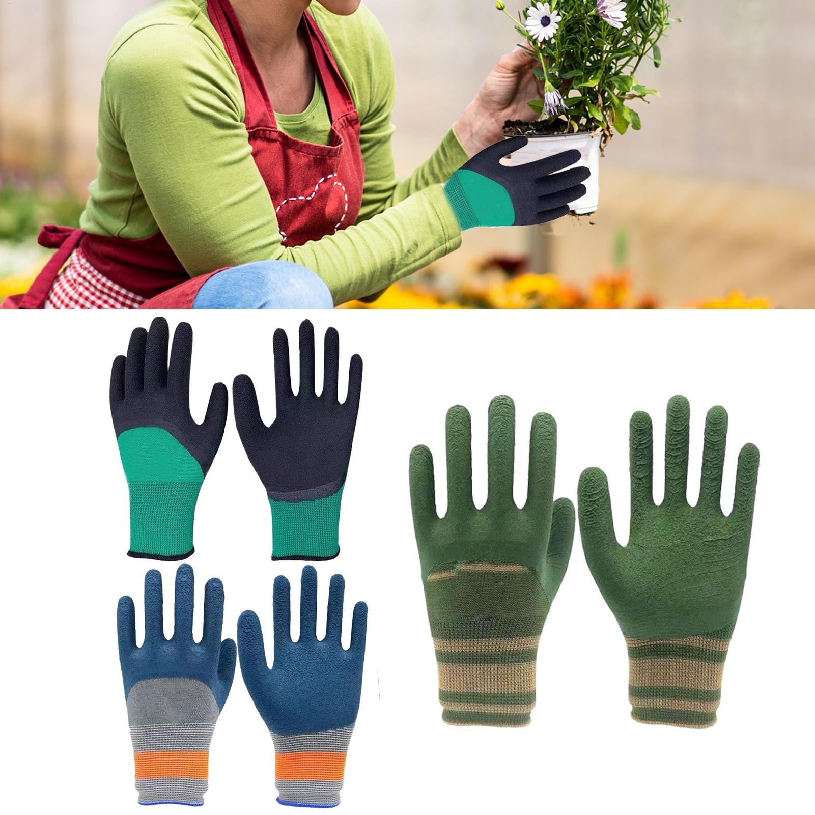 1 ペアの女性用ガーデニンググローブ庭作業用ガーデングローブ - Garden Gloves Thorn Proof のレビューと価格