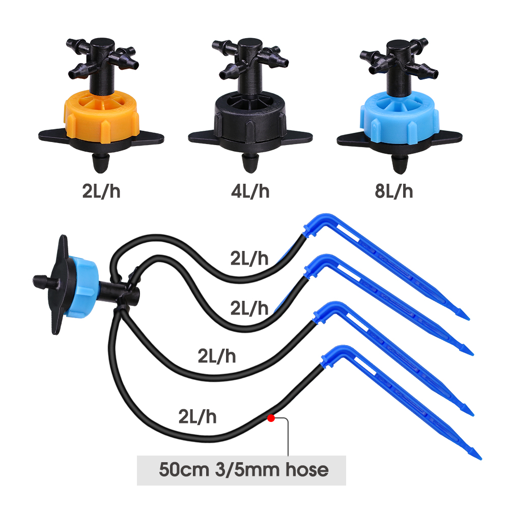 10 セット 2/4/8L/H ベンドアロードリップセット  - Root Watering Spike のレビューと価格