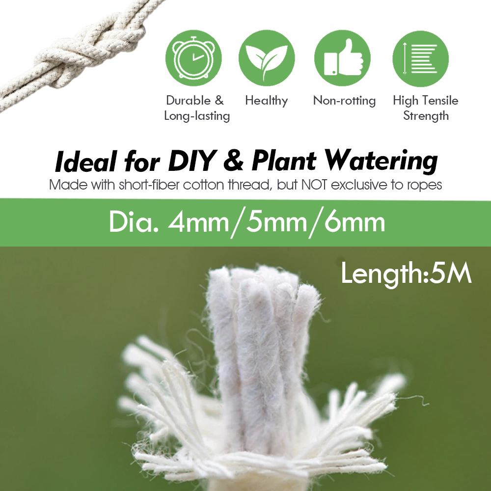自動自己散水コットンウィックコード、鉢植え、苗、植木鉢、DI - Root Watering Spike のレビューと価格